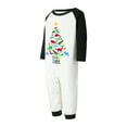 thumbnail image 3 of Family Matching Christmas Pajamas, Cartoon Dinosaur Print Long Sleeved Tops+Plaid Pattern Trousers Sleepwear, 3 of 9