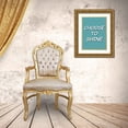 thumbnail image 3 of Wang, Melissa 25x32 Gold Ornate Wood Framed with Double Matting Museum Art Print Titled - Shining Day II, 3 of 4