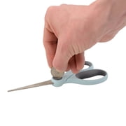 Westcott 7 Titanium Bonded Sewing Scissors, Adjustable Glide, Micro-Tip, Light Blue, 1-Count