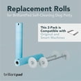 thumbnail image 2 of Replacement Rolls for Self-Cleaning Dog Potty | Disposable Absorbent Pee Pad, Super Absorbent, Controls Odor | No Mess Training Puppy Pads for Dogs 25 lbs & Under | 2 Roll Pack, 2 of 6
