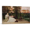 thumbnail image 1 of ARTCANVAS Woman Of Frankfurt Canvas Art Print by Gustave Courbet - Size: 12" x 8" (0.75" Deep), 1 of 9