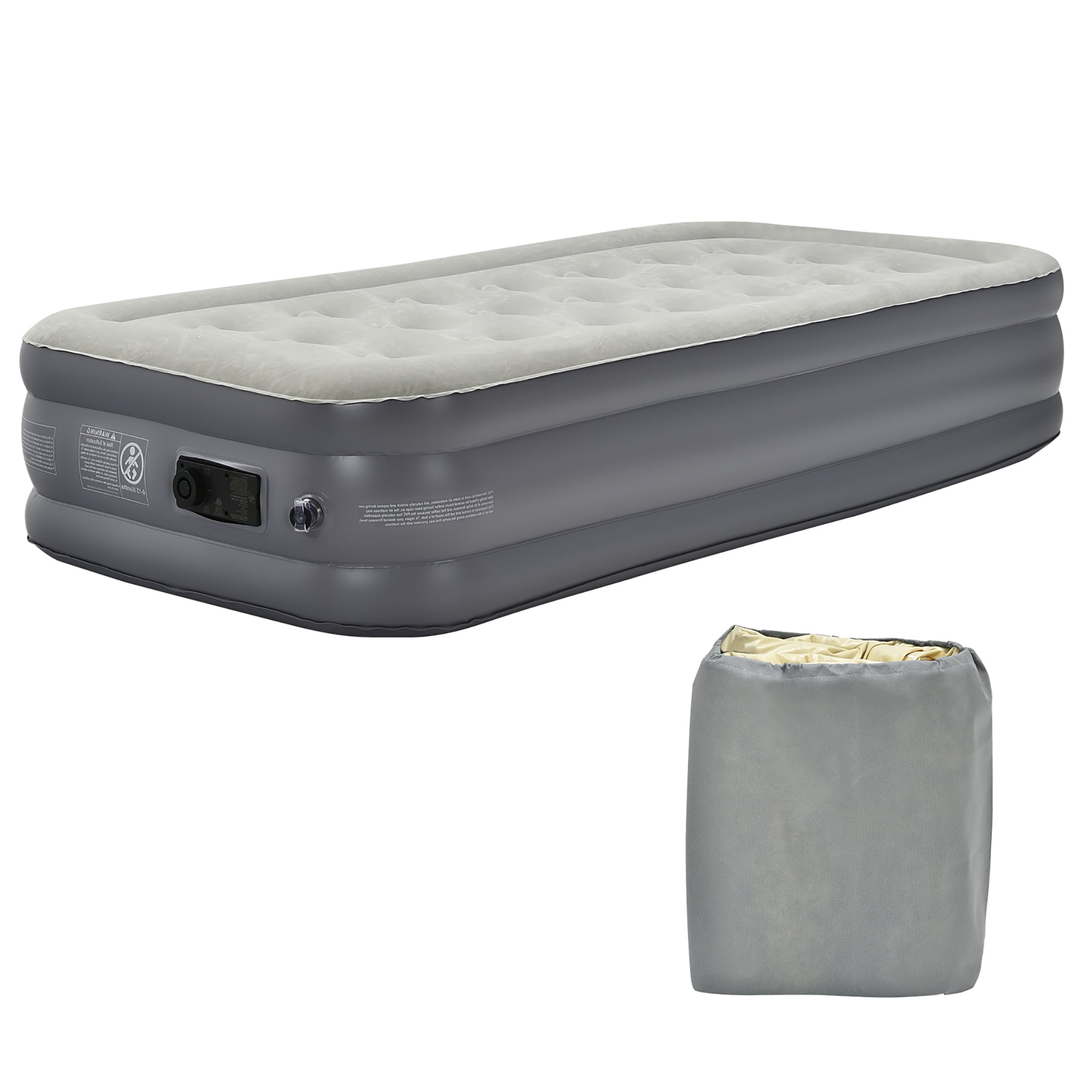 Details about   Giantex Queen Air Bed Inflatable Mattress Built-In Pump Portable Bag Camping 