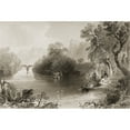 thumbnail image 2 of Posterazzi DPI1860361LARGE Old Weir Bridge Killarney County Kerry Ireland Drawn by Whbartlett Engraved by Gkrichardson From the Scenery Poster Print, 34 x 22, 2 of 4