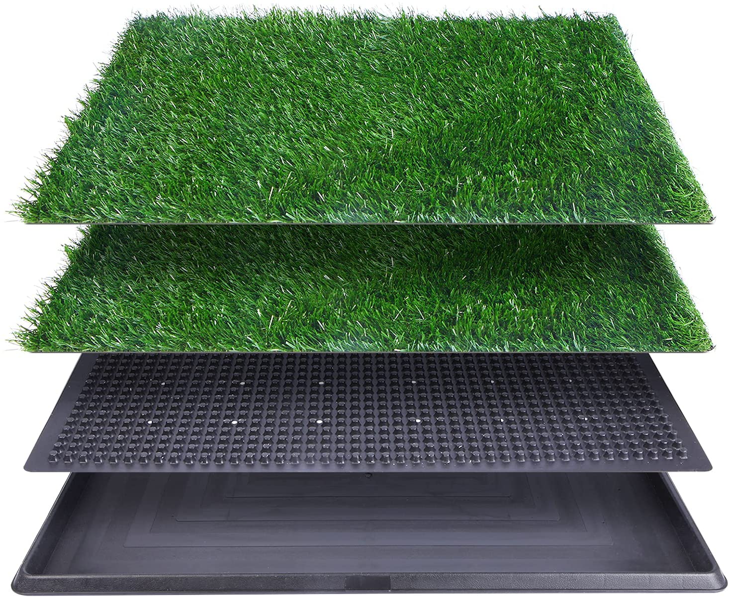 IGUOHAO Indoor/Outdoor Dog Grass Large Pet Loo Portable Potty, Full