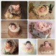 thumbnail image 3 of Newborn Photography Baby Posing Layer Props Basket Filler Stuffer Blanket Photoshoot HandKint Photo Wool Wrap, 3 of 3