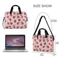 thumbnail image 3 of FORMRS 16" Laptop Bag Carrying Sleeve Case with Handle Travel Shoulder Briefcase, Cherries Pattern, 3 of 8