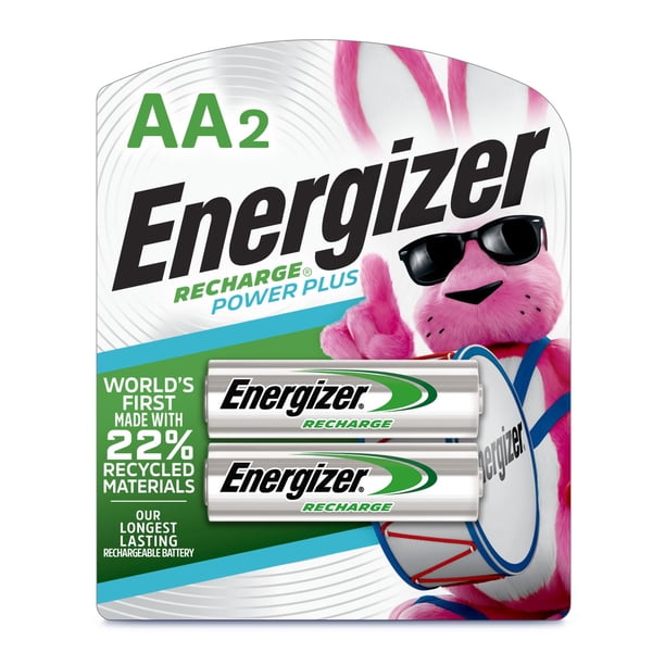 Pilas Recargables AA Energizer Recharge Universal (Paquete de 2), Pilas Recargables Doble A
