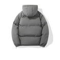 thumbnail image 4 of iOPQO Women Puffer Jacket Parka Jacket Women Warm Coats for Women Oversized Puffer Jacket Women Hooded Jacket Women Puffy Coats for Women's Winter Coats Dark Gray M, 4 of 4