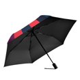 thumbnail image 2 of FORMRS Travel Umbrella Folding Auto Open Close Windproof Rain UV Protection, Navy Blue Stripes, 2 of 8