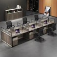 thumbnail image 4 of Drawers Reception Office Desk Bookshelf Standing Storage Shelf Computer Desks Setup Simple Mesa De Computador Modern Furniture My Lux Decor Round, 4 of 28