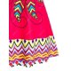 thumbnail image 4 of Más el tamaño de la impresión floral de zigzag sin mangas Rosegal Camisetas sin mangas de talla grande, 4 of 5