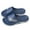 Navy, variant on Indoor Slippers For Men Women Men Solid Quick Dry Slippers Non Slip Breathable Massage Soft Sole Flat Shower Home Footwear