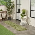 thumbnail image 4 of Nourison Aloha 2'3" x 8' Ivory Green Outdoor Rug, 4 of 8