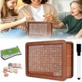 thumbnail image 2 of 100Fens Wooden Money Box With Money And Numbers With Counter Crafts Portable Storage Case Money Saving Box For Adults Child, 2 of 4