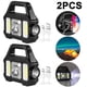 thumbnail image 1 of Linterna Eléctrica LED Mano Solar Al para Acampar (COB Plateado) 2 Uds., 1 of 9