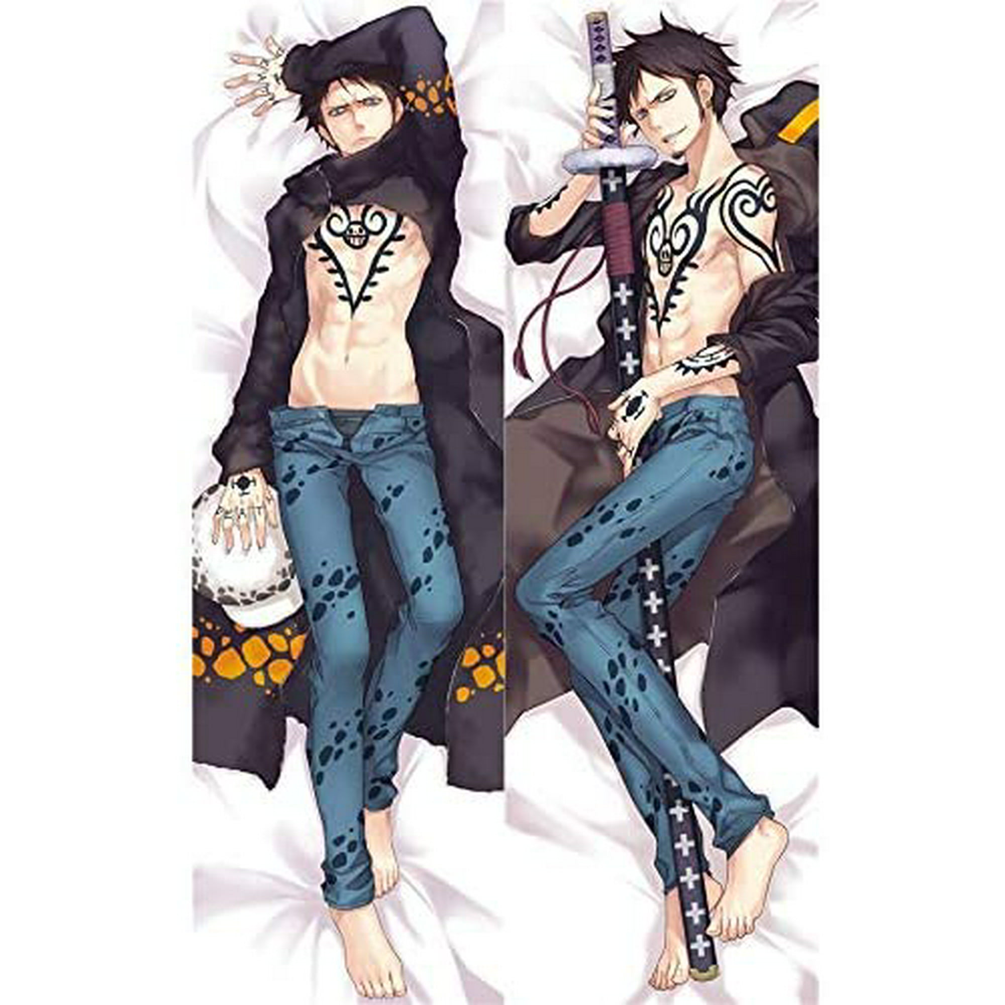 rthui ty ONE Piece: Trafalgar D Water Law 1073 Anime Pillow Cover/Body  Pillowcase, Anime Handsome Man Doublerthui ty Sided Pattern Peach  Skin/Plush/2WT Pillow Case, Cushion Covers | Walmart Canada