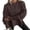 12-Coffee, variant on ANRABESS Oversized Sweatshirts for Women Thumbhole Long Sleeve Hoodies Shirts Fall Side Slit Pullover Fashion Top Teen Y2k Outfits Blue Medium