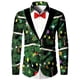 thumbnail image 2 of Camiseta navideña, camisa de manga larga con botones, árbol de Navidad, patrón HD, suave y cómoda, nueva camiseta musculosa para hombre, XS-6XL, 2023, 2 of 4