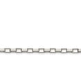 thumbnail image 1 of Stainless Steel 4.8mm Square Link Chain Bracelet 8in, 1 of 3