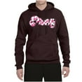thumbnail image 2 of Wild Bobby, Pray Bubble Letters Inspirational/Christian Unisex Graphic Hoodie Sweatshirt, Brown, Large, 2 of 6