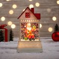 thumbnail image 5 of AJKSFHIU Christmas Village Houses,Vintage Christmas Ornaments,Christmas Miniatures Figurines,Christmas Decoration Santa Claus Nightlight,Christmas Small House Decoration Luminous Christmas Gift, 5 of 6