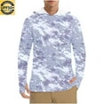 thumbnail image 2 of Lumeqa Men's UPF 50+ Sun Protection Hoodie Shirt Rash Guard Long Sleeve Shirt UV Fishing Outdoor Hiking Swimming Running, 2 of 5