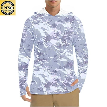 Awdenio Men s Shirts Long Sleeve UPF 50+ UV Protection Fishing Shirt Lightweight Quick Dry Athletic with Thumbholes