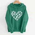 thumbnail image 1 of Pantalons pour Femmes Imprimé Saint-Patrick Décontracté Manches Longues Sweat à Capuche Ample Saint-Patrick, 1 of 5