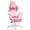 Pink, variant on Blue Gaming Chair with Cat Ears & Cute Paw Lumbar Pillow, Ergonomic Racing Style Computer Chair with Footrest, Reclining High Back PU Leather Video Gamer Chairs for Girls & Adults