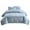 BU, variante sur EGNMCR Housse de Lit Matelassée en Coton Lavé Double Face Ensemble 3 Pcs Couleur Unie Taie d'Oreiller 20x26 Po Literie en Polyester