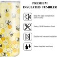 thumbnail image 5 of Bee Coffee Cup 600 ML, Cute Yellow Bee Tumbler Coffee Mug Travel Mug, Bumble Bee Decor Ornament Stuff, Honey Bee Gifts, Bee Gifts for Women Bee Lovers - Honeybee Mug Stainless Steel Insulated Thermal, 5 of 6