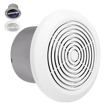 V2262-50 Bathroom Exhaust Fan, 7"  50 CFM Bathroom Ceiling Fan, for 8 inch Diameter Rough-in Opening,Compatible Ducting Accessories - P7.19 Series Hard Duct or VC0292 Flex Duct