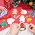 thumbnail image 3 of 12Pcs 6 Style Christmas Theme Towel Embroidery Cloth Patches Self Adhesive Crochet Applique Patches Gingerbread Man Santa Claus Appliques for Christmas Arts Crafts DIY Decor Costume Multi-color, 3 of 6