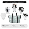 thumbnail image 5 of Zufioo White Swan Pattern Hand-held Travel Bag, Waterproof Adjustable Shoulder Strap Crossbody Duffel Bag, Suitable for Work, Short trips, Sports, 5 of 8