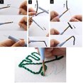 thumbnail image 3 of DIY Embroidery Material Kit Poke Embroidery Set Handmade Gift Decorative C-ross Stitch Rubbing with Hoops Circle R-ing Set Starter Kit(Includes pen and stand), 3 of 7