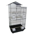 thumbnail image 2 of Ymlgroup 6894 3 by 8" Bar Spacing Villa Top Small Bird Cage - 18"x14" in Black, 2 of 2