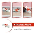 thumbnail image 3 of Phenofice 3pcs Diploma Scroll Prop Resin Graduation Centerpiece Decoration for Students, 3 of 8