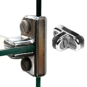 3 Way Glass Cube Connector to Add Adjustable Height Glass Shelf to 3/16" Thick Glass, 20 Pack