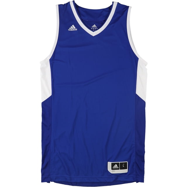 Adidas Mens Team Jersey Tank Top croyalwhite L