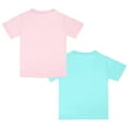 thumbnail image 2 of Disney Princesses Girls 2-Pack Short Sleeve T-Shirt Bundle Set for Kids (Size 4-3T), 2 of 9