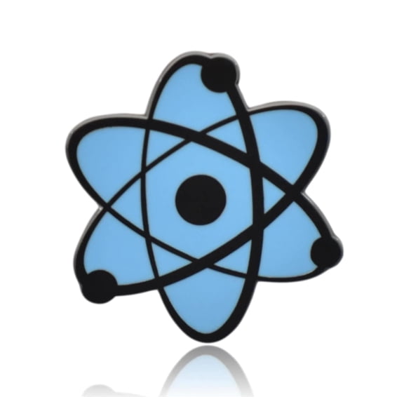 Atomic Symbol Hard Enamel Lapel Pin