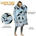 thumbnail image 4 of Catalonia Oversized Blanket Hoodie Sweatshirt, Wearable Fleece Pullover for Adult Men Women Teenagers Kids Wife Girlfriend, 4 of 6