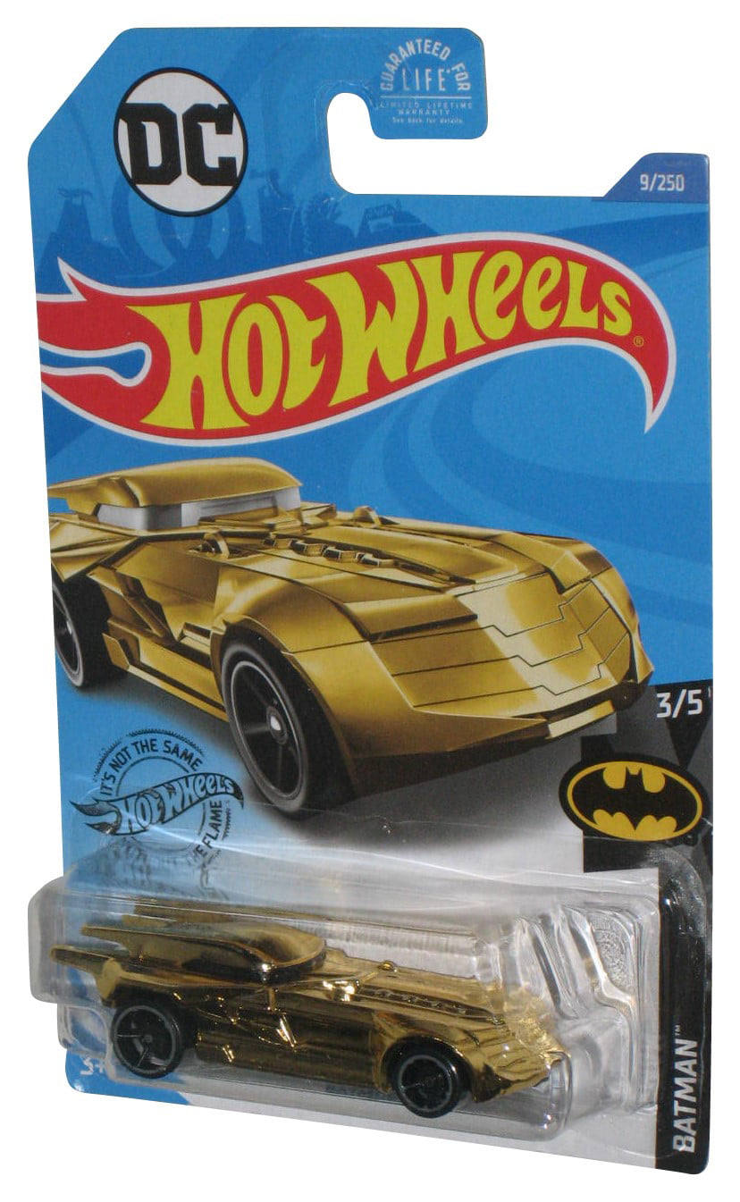 Hot Wheels 2020 Batman GOLD BATMOBILE 3/5-9/250 New!
