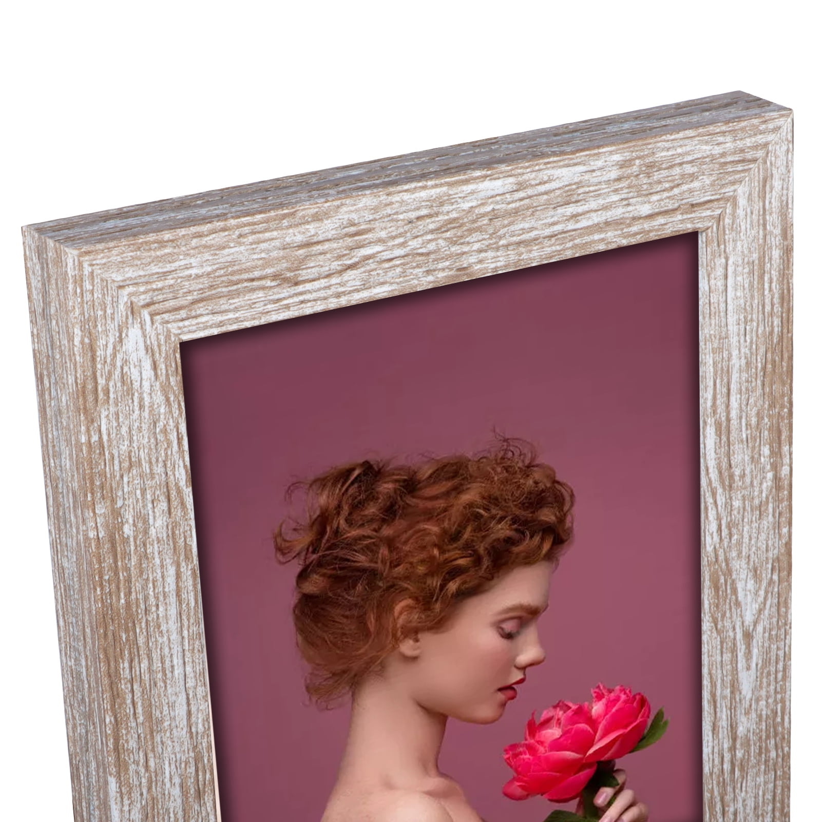 MEBRUDY 5x7 Picture Frame Set of 12, 5 by 7 Photo Frames Bulk for Wall or Tabletop Display, Beige White