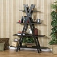 thumbnail image 2 of Southern Enterprises "X" Etagere in Black Finish, 2 of 7