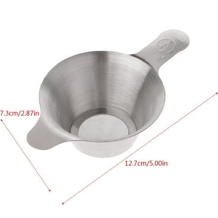 

【Ready Stock】 Stainless Steel Tea Filter Loose Leaf Infuser Herbal Double Mesh Strainer