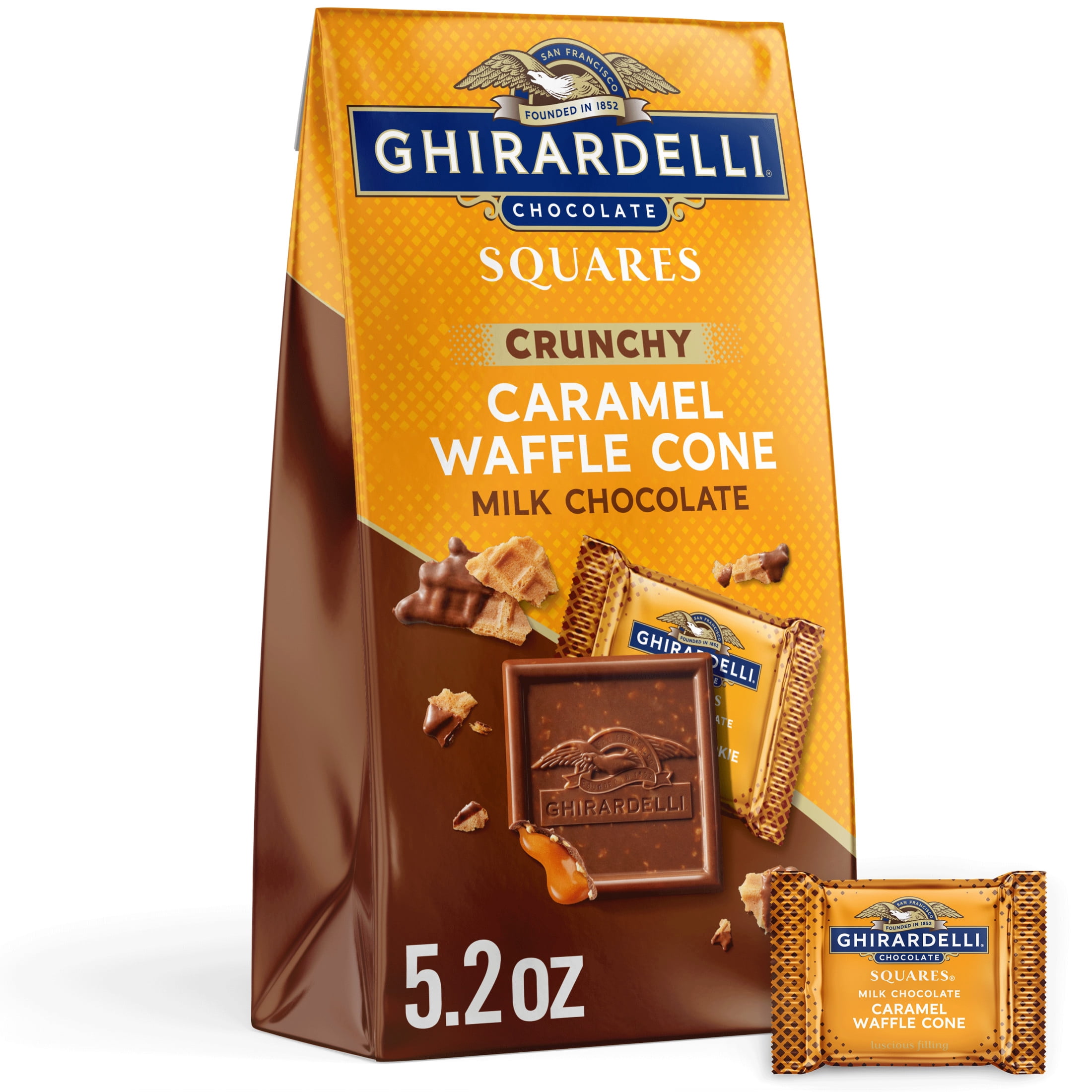 GHIRARDELLI Milk Chocolate Caramel Apple Jack O' Lanterns, 4.1 oz