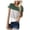 Green, variant on gakvov Breastfeeding Shirts For Women Plus Size Maternity Nursing Top Short Sleeve Stripe Colorblock Cotton T-Shirt Crew Neck Pregnancy Shirt Maternity Shirt