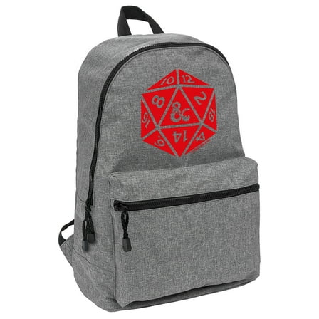 Dungeons and Dragons D20 Dice Lightweight Backpack for Work School Daily Use Packable for Travel
