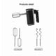 thumbnail image 2 of W Electric Whisk Hold Hand Mixer Egg And Cream Whisk H At 5, 2 of 5